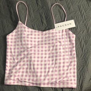 Pacsun cute trendy crop tank top NWT